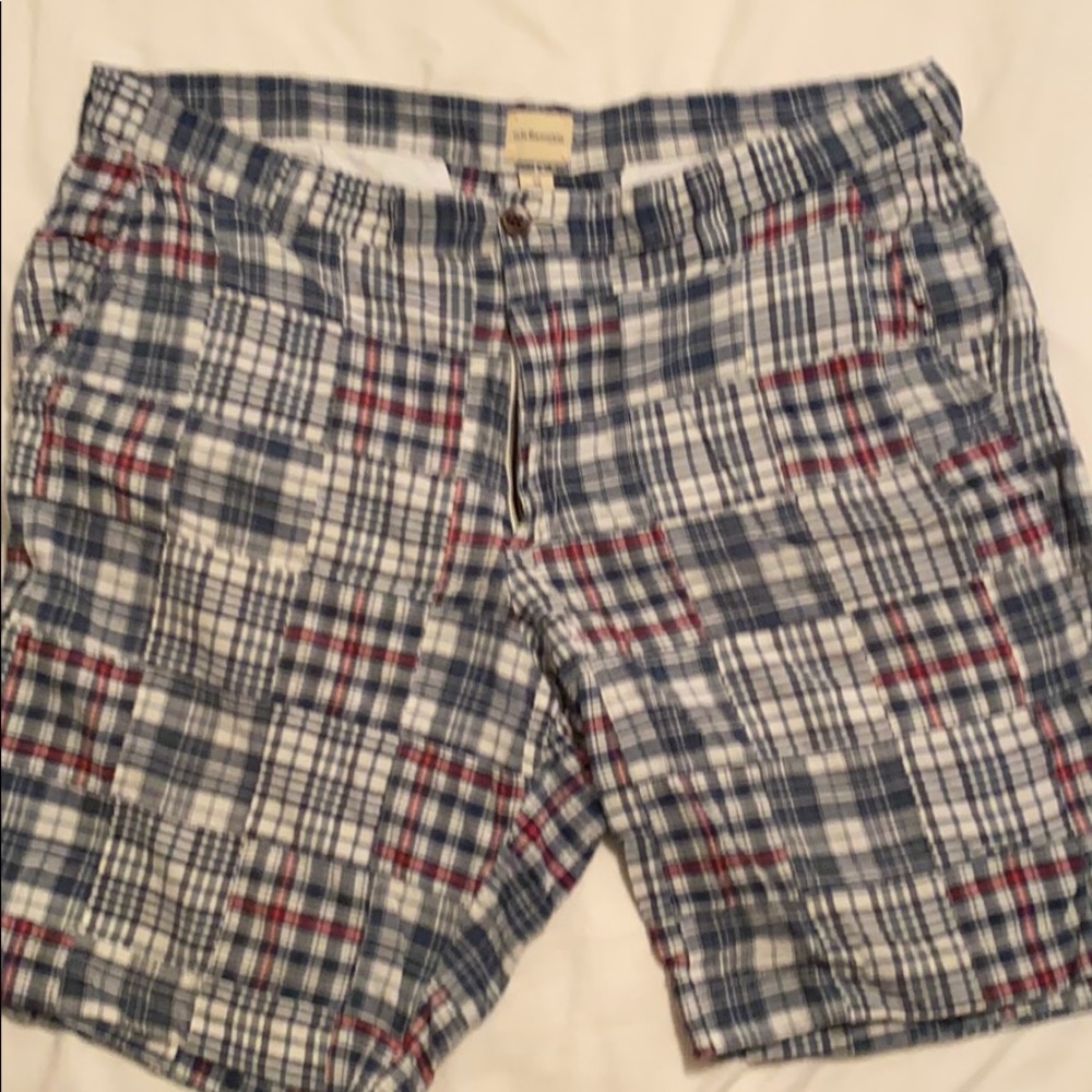 G.H. Bass & Co. Madras Plaid 100% Cotton Shorts